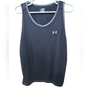 Mens Size 2XL Black Under‎ Armour Sleeveless Tank Top Shirt Muscle Shirt